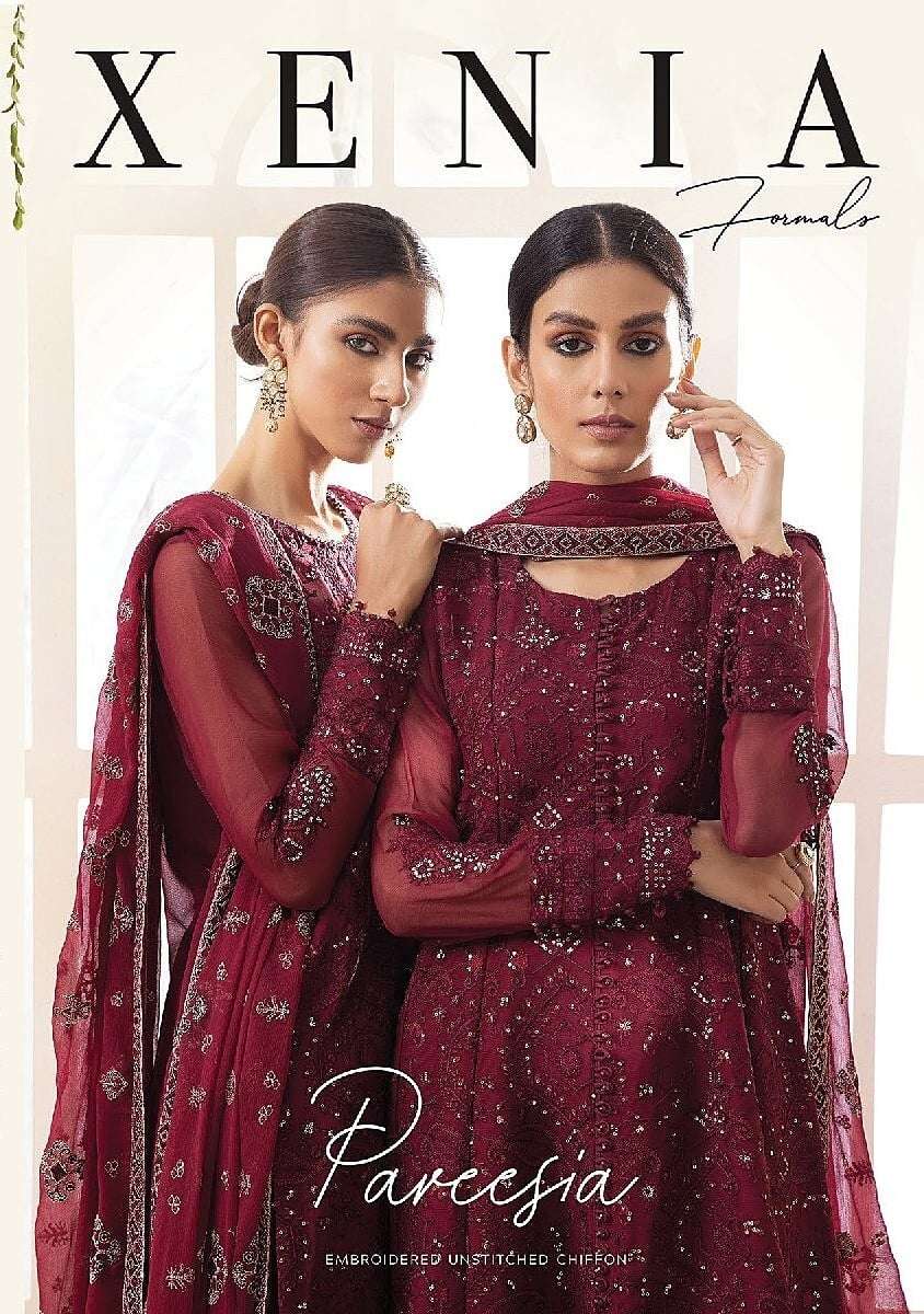 Xenia Formals Pareesia Embroidered Chiffon